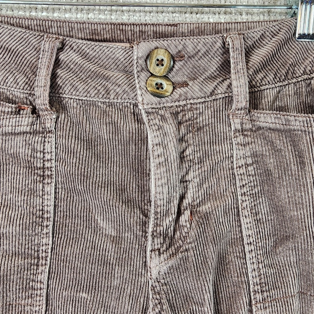Pilcro The Wanderer Corduroy Pants Womens 28 Mauve Brown Rustic Boho - Picture 3 of 15